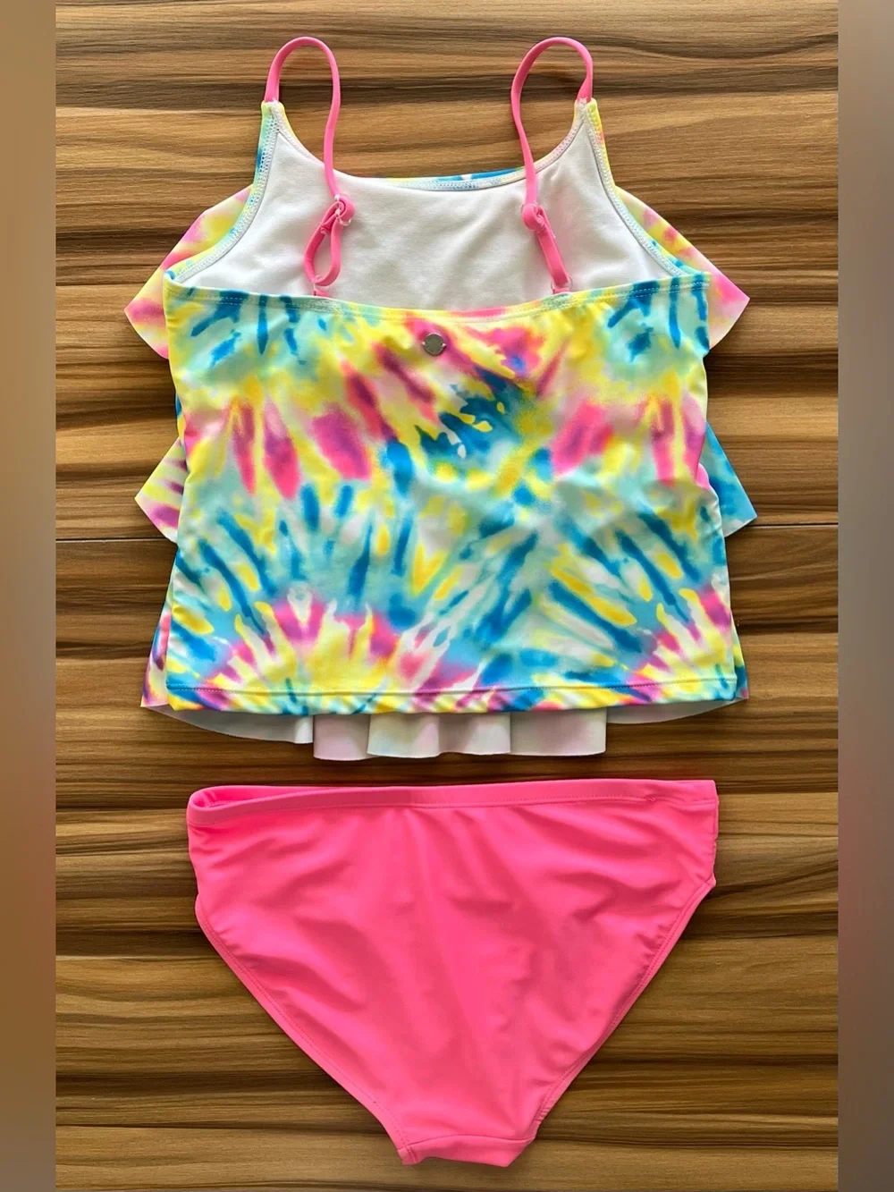 Walmart Justice Girls Tankini Swimsuit 6 Piece Bundle Size M(10)